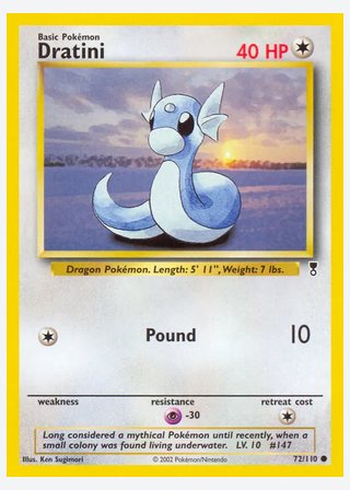 Dratini — catalogusbeeld