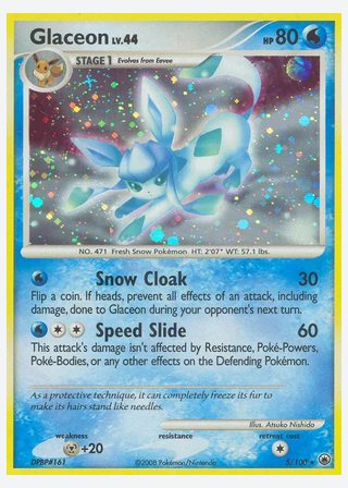 Glaceon — catalogusbeeld