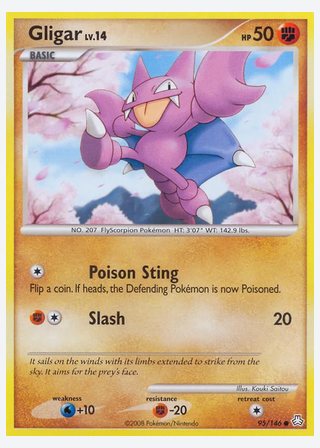 Gligar — catalogusbeeld