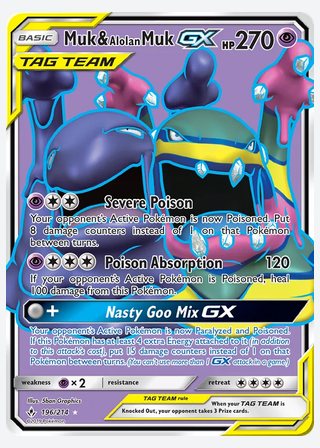 Muk & Alolan Muk GX — catalogusbeeld