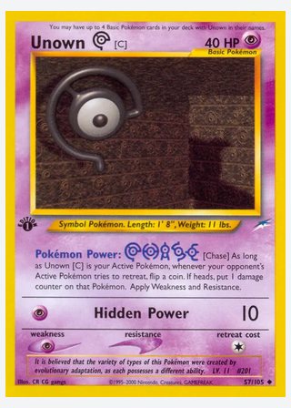 Unown [C] — catalogusbeeld