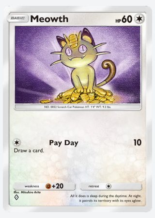 Meowth — catalogusbeeld
