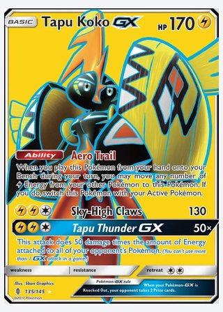 Tapu Koko GX — catalogusbeeld