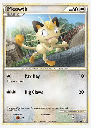 Meowth — catalogusbeeld