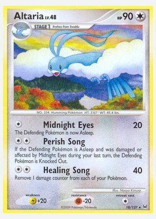 Altaria — catalogusbeeld