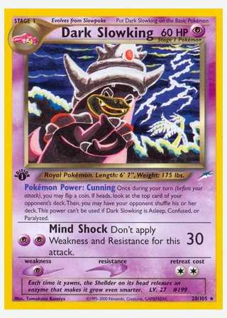 Dark Slowking — catalogusbeeld