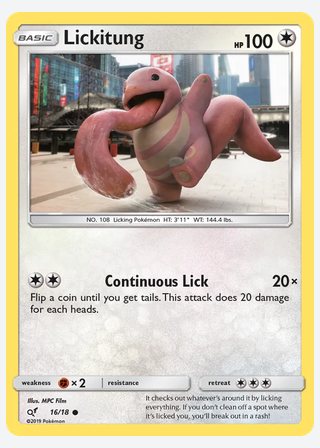 Lickitung — catalogusbeeld