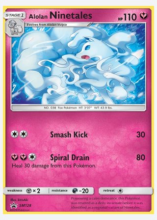 Alolan Ninetales — catalogusbeeld