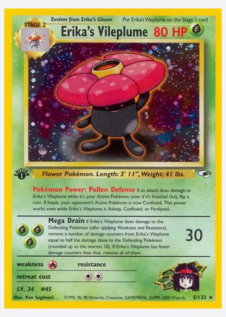 Erika's Vileplume — catalogusbeeld