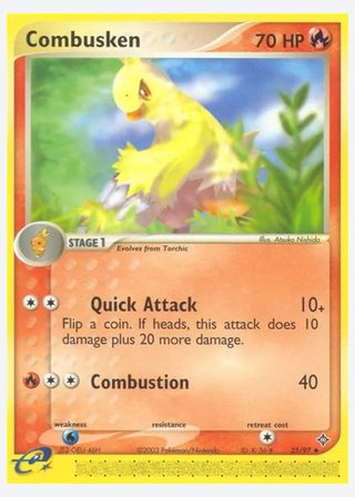 Combusken — catalogusbeeld