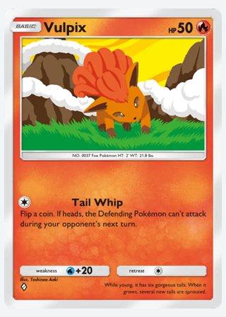 Vulpix — catalogusbeeld