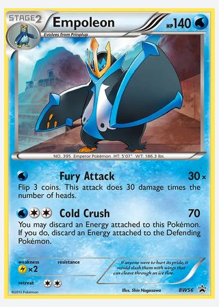 Empoleon — catalogusbeeld