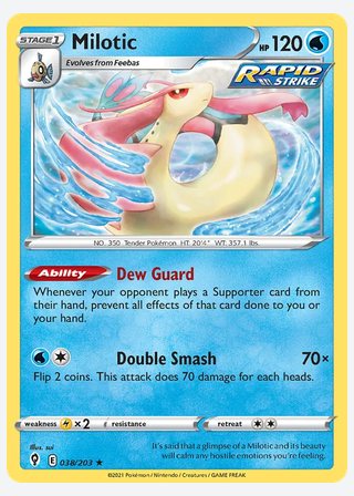 Milotic — catalogusbeeld