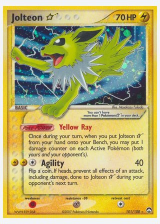 Jolteon ☆ — catalogusbeeld