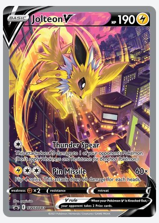 Jolteon V — catalogusbeeld