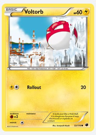 Voltorb — catalogusbeeld