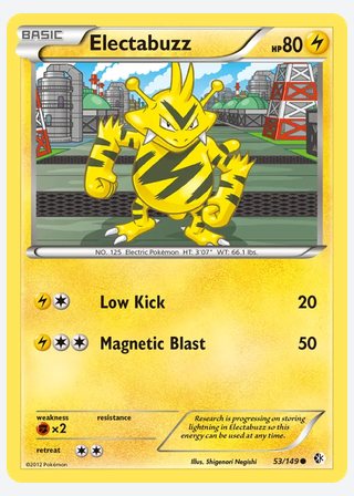 Electabuzz — catalogusbeeld