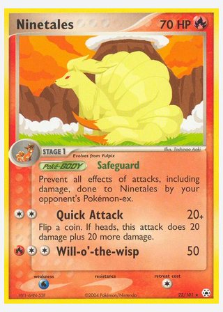 Ninetales — catalogusbeeld