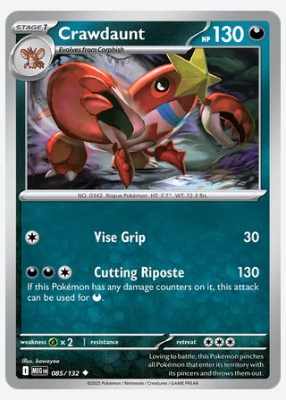 Crawdaunt — catalogusbeeld