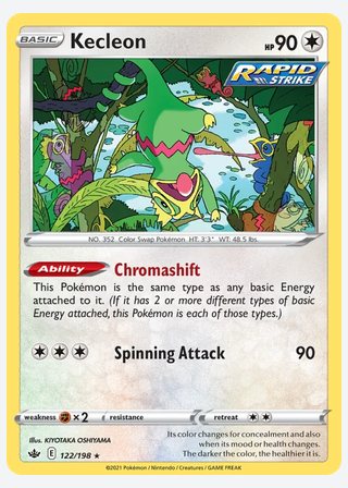 Kecleon — catalogusbeeld