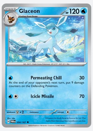Glaceon — catalogusbeeld