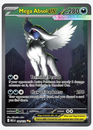 Mega Absol ex — catalogusbeeld
