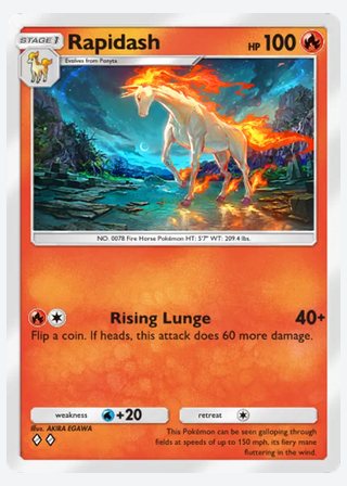 Rapidash — catalogusbeeld