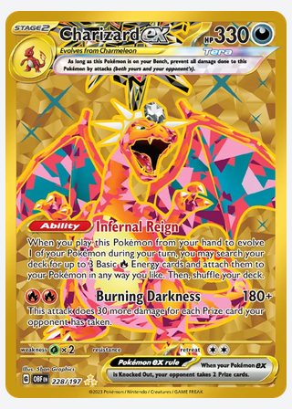 Charizard ex — catalogusbeeld