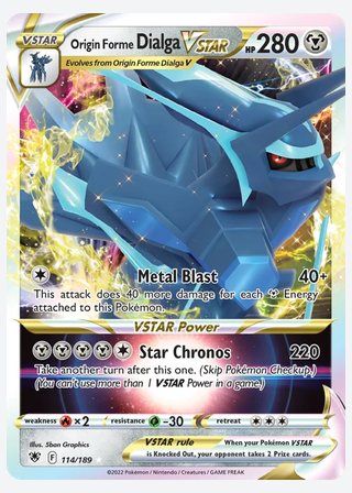 Origin Forme Dialga VSTAR — catalogusbeeld