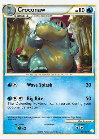 Croconaw — catalogusbeeld