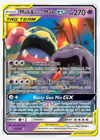 Muk & Alolan Muk GX — catalogusbeeld