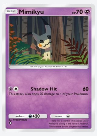 Mimikyu — catalogusbeeld