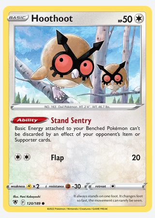 Hoothoot — catalogusbeeld