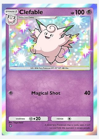 Clefable — catalogusbeeld
