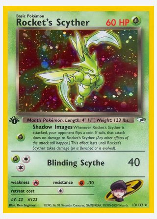 Rocket's Scyther — catalogusbeeld