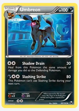 Umbreon — catalogusbeeld