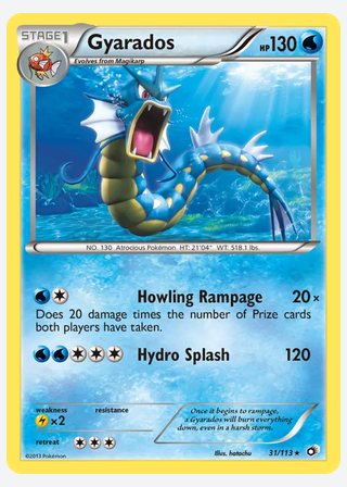 Gyarados — catalogusbeeld