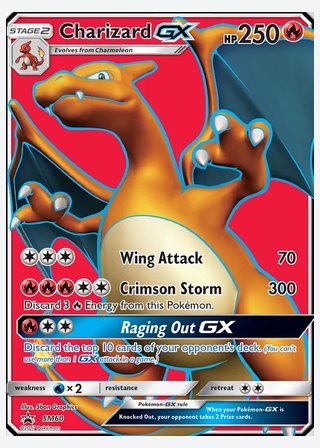 Charizard GX — catalogusbeeld
