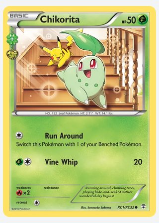 Chikorita — catalogusbeeld
