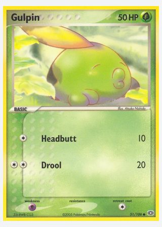 Gulpin — catalogusbeeld