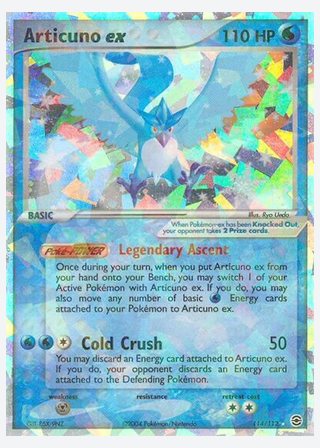 Articuno ex — catalogusbeeld