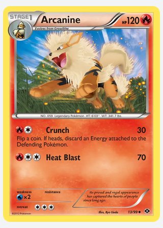 Arcanine — catalogusbeeld