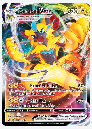 Zeraora VMAX — catalogusbeeld