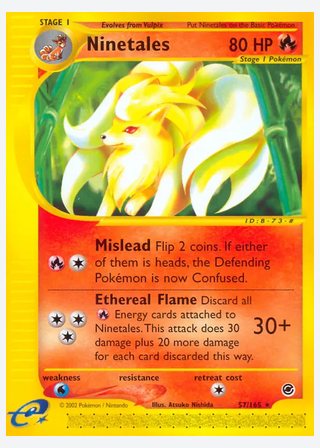 Ninetales — catalogusbeeld