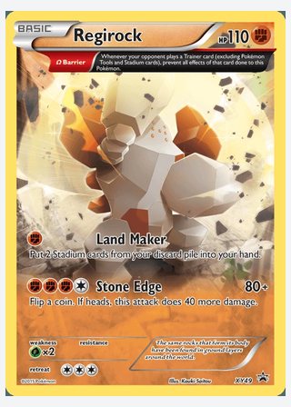 Regirock — catalogusbeeld
