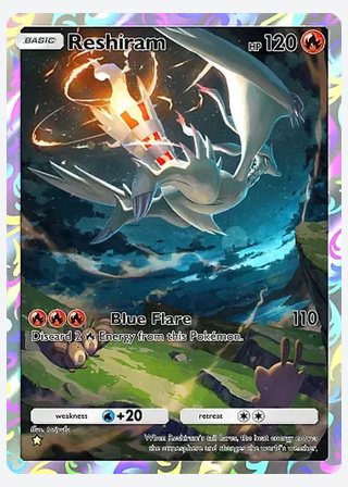 Reshiram — catalogusbeeld