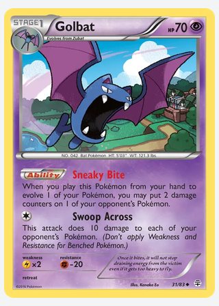 Golbat — catalogusbeeld