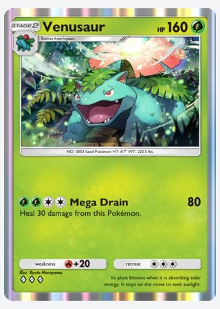 Venusaur — catalogusbeeld