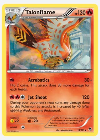 Talonflame — catalogusbeeld