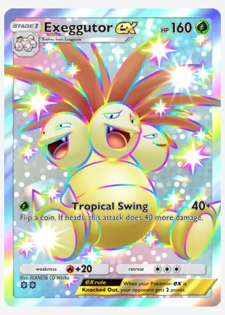 Exeggutor ex — catalogusbeeld